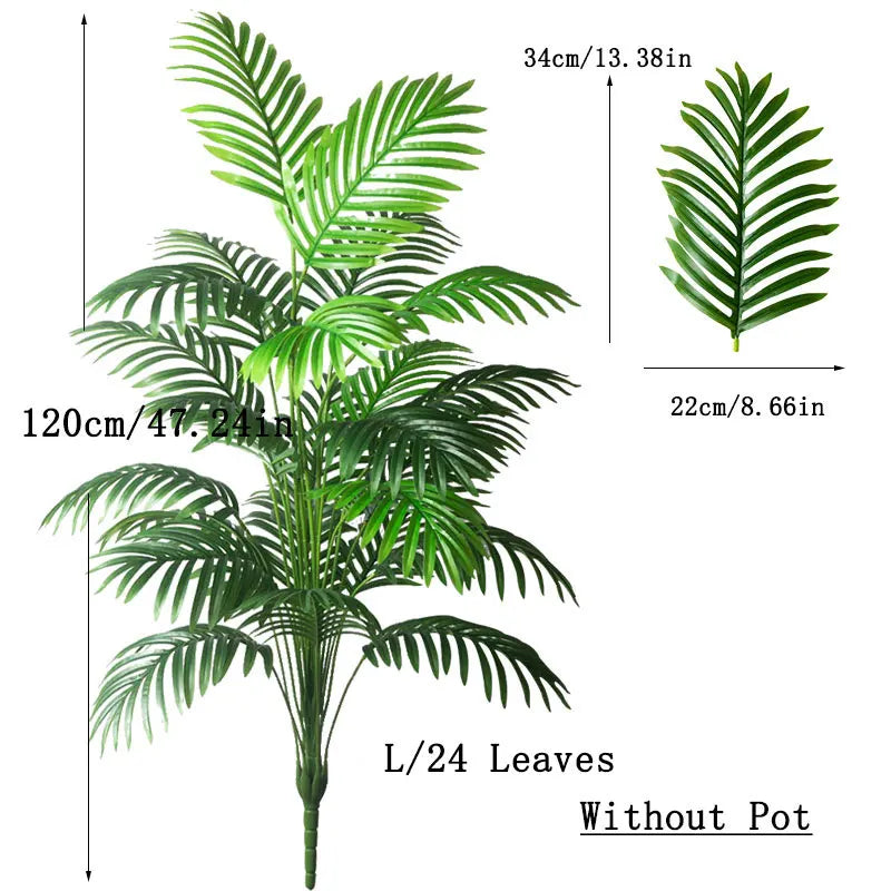 Natural Fake Monstera Leaves Tree