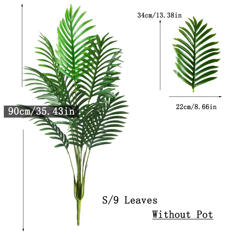 Natural Fake Monstera Leaves Tree